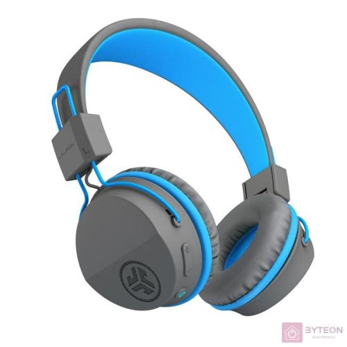 JLab JBuddies Studio grafit/kék gyerek Bluetooth fejhallgató