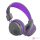 JLab JBuddies Studio grafit/viola gyerek Bluetooth fejhallgató