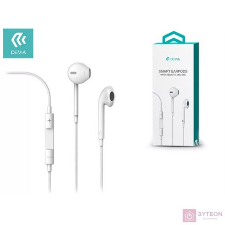Devia ST987077 Smart fehér mikrofonos fülhallgató