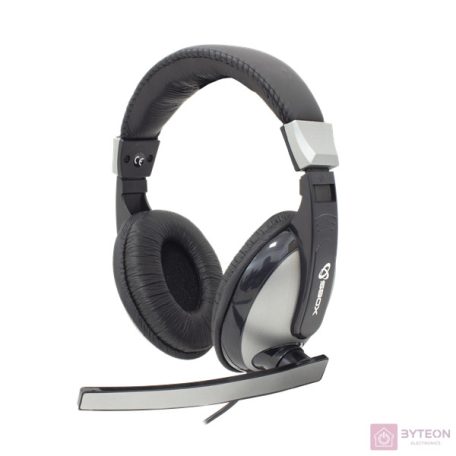 Sbox HS-302 mikrofonos fejhallgató