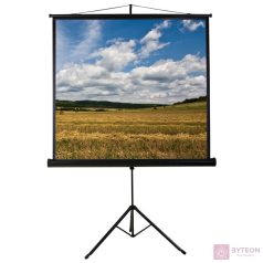   Funscreen Tripod 1:1 160cm×160cm hordozható 3 lábú állványos vetítővászon