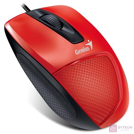 Genius DX-150x USB piros-fekete egér