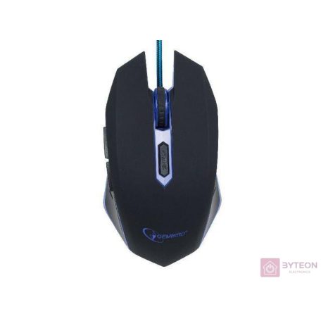 Gembird MUSG-001-B optikai Gamer fekete-kék egér