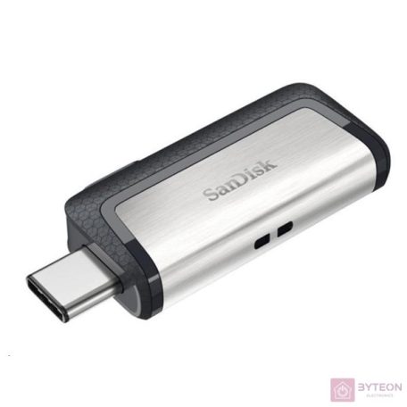 Sandisk 32GB USB3.0/Type-C Dual Drive Fekete-Ezüst (173337) Flash Drive