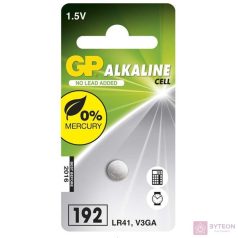 GP LR41 (192) alkáli gombelem 1db/bliszter