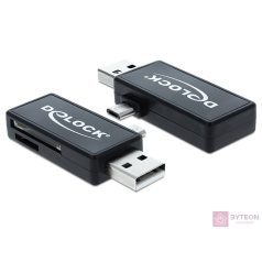 Delock 91731 Delock micro USB /USB A OTG kártyaolvasó