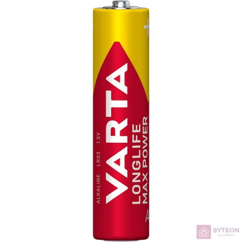 VARTA Max Tech AAA alkáli mikro ceruza elem 4db/bliszter