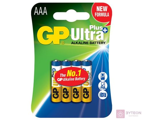 GP UltraPlus 24AUP 4db/blister alkáli mikró (AAA) elem