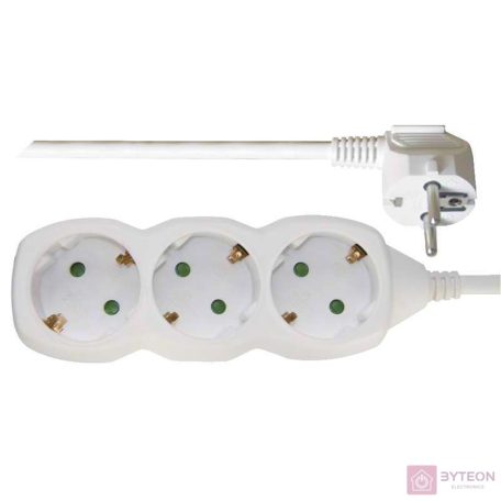 Emos P0322 Kapcsoló nélküli hosszabbító 3CS 2méter