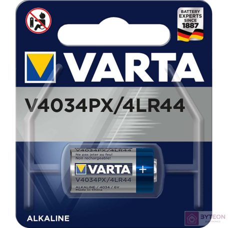 Varta V4034PX (4LR44) 6V alkáli fotó- és kalkulátorelem 1 db/bliszter