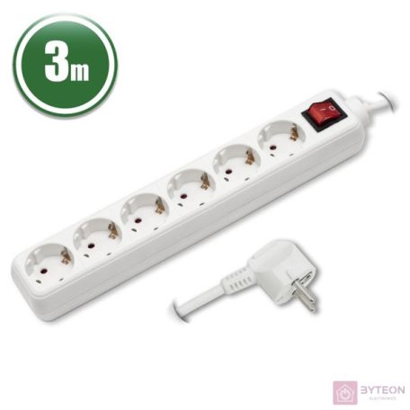 PRC 6-os kapcsolható (3m) elosztó