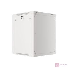   Lanberg 19'' fali rack szekrény 15U 600x600mm szürke (üvegajtó)