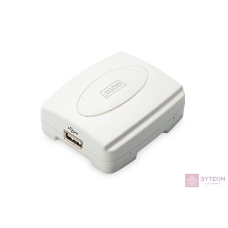 Digitus Fast Ethernet nyomtató szerver,USB, 1 x port