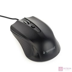   Gembird optical mouse MUS-4B-01, 1200 DPI, USB, Black, 1.35m cable length