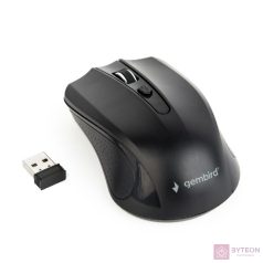   Gembird Wireless optical mouse MUSW-4B-04, 1600 DPI, nano USB, black