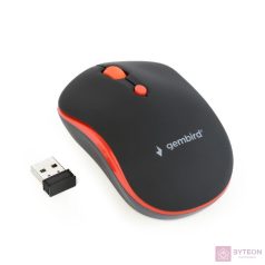   Gembird Wireless optical mouse MUSW-4B-03-R, 1600 DPI, nano USB, black-red