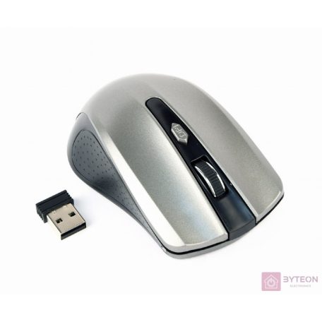 Gembird Wireless optical mouse MUSW-4B-04-BG, 1600 DPI, nano USB,black/spacegrey