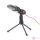 Gembird Desktop microphone with a tripod, MIC-D-03, black