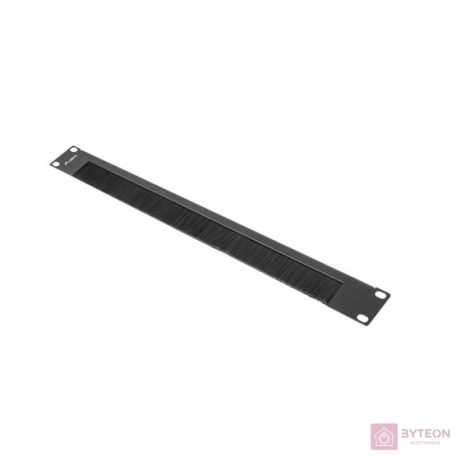 Lanberg 19'' BRUSH PANEL 1U AK-1103-B Black