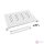 Lanberg fixed shelf 19'',1U, 483X300mm max load capacity up to 25kg grey