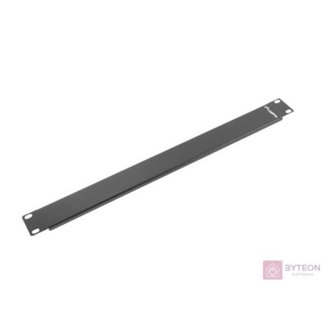 Lanberg takarópanel 19'' rack szekrényhez 1U fekete