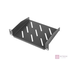   Lanberg fixed shelf 10'' 310mm, 1U/254x180mm, max load capacity up to 20kg black