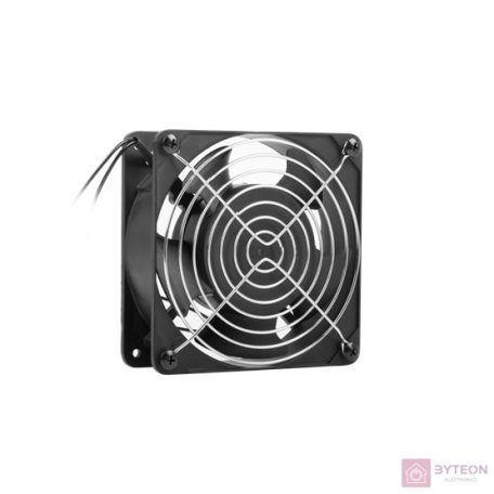 Lanberg ventilátor 230V 19'' fali szekrényekhez fekete