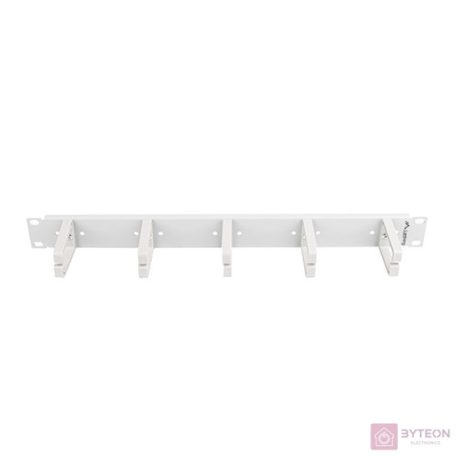 Lanberg kabelrendező 1U B típusú 19'' rack szekrényhez szürke