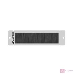 Lanberg cable entry brush panel 10'', gray