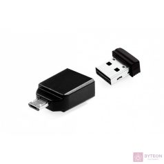   Verbatim USB DRIVE 2.0 NANO 16GB STORE 'N' STAY + OTG Adapter