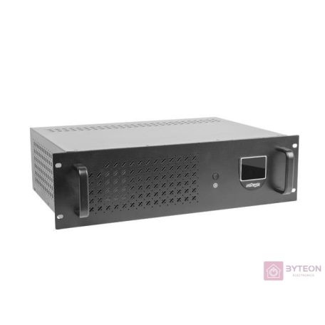UPS Gembird Rack 19'' 3.4U 1500VA, 4xIEC 230V OUT, IEC14 IN,RJ11, USB, LCD