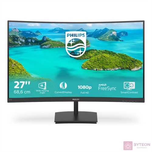 Monitor Philips 271E1SCA/00 27'', panel VA, HDMI, speakers