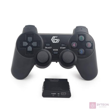 Gembird Wireless dual vibration gamepad, PS2/PS3/PC JPD-WDV-01