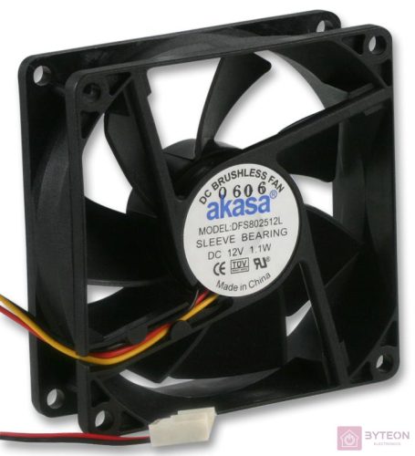 Akasa DFS802512L 8cm Black