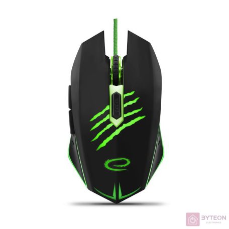 Esperanza MX209 Claw Wired mouse Black/Green