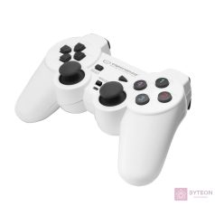 Esperanza Warrior Vibration Gamepad White PC
