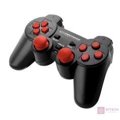 Esperanza Corsair USB gamepad Black/Red PC/PS2/PS3
