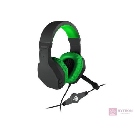 Natec Genesis Argon 200 Gamer Headset Black/Green