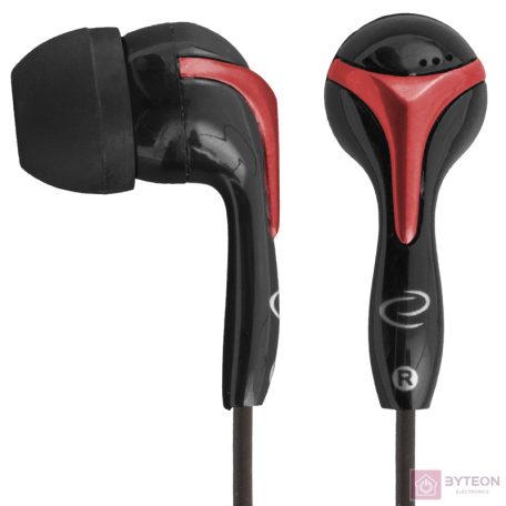 Esperanza In-Ear Stereo Earphones Black/Red
