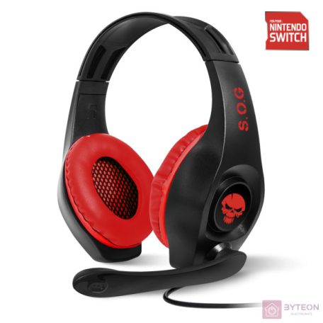 Spirit Of Gamer PRO-NH5 Headset Black/Red