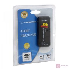 Esperanza 4-portos USB2.0 HUB