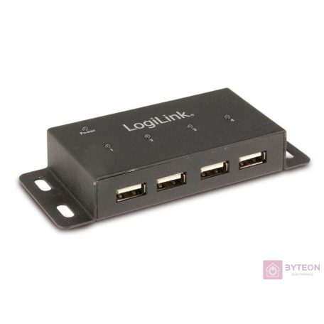 Logilink UA0141A 4-Port USB 2.0 Hub Black