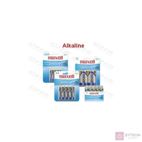 Maxell  alkáli micro ceruza elem (AAA)  4db/csomag