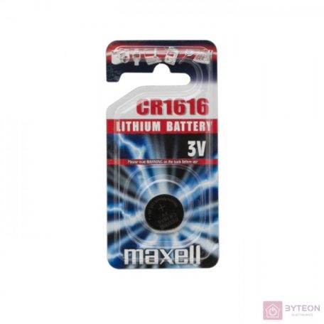 Maxell CR 1616 1db-os Lithium gombelem
