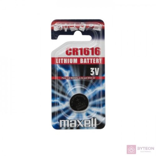 Maxell CR 1616 1db-os Lithium gombelem