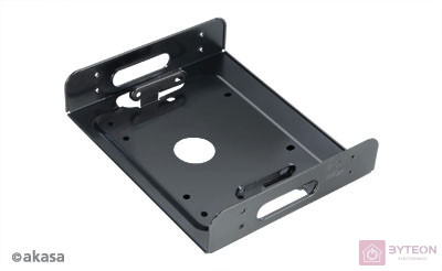 Akasa 5,25" to 2,5" or 3,5" SSD and HDD drives Black